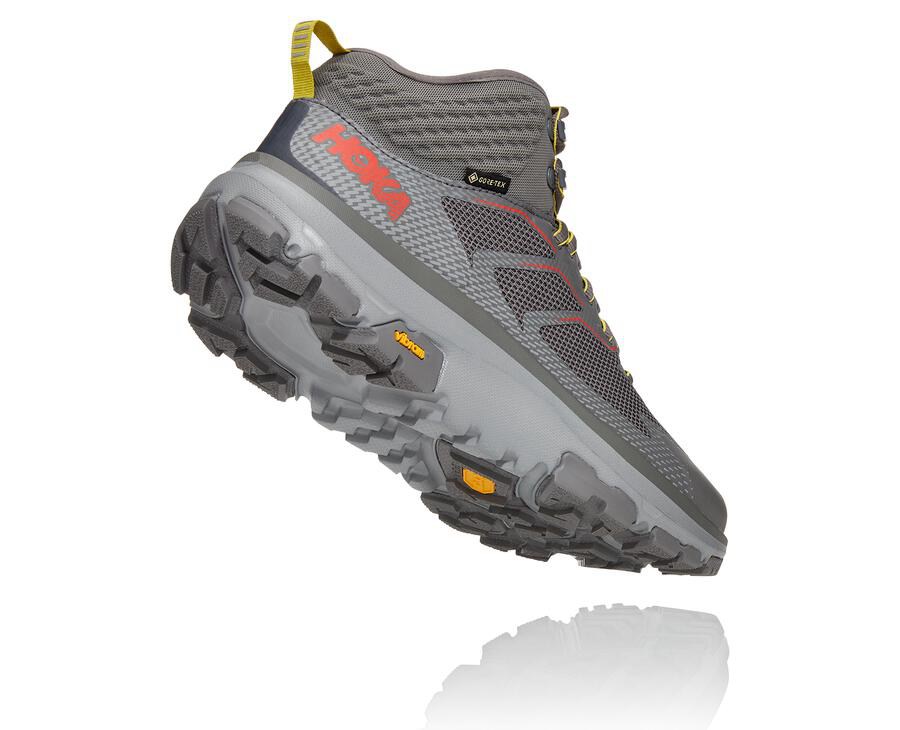 Hoka Australia One One Toa GORE-TEX - Mens Hiking Boots Grey - DMQTK-0893